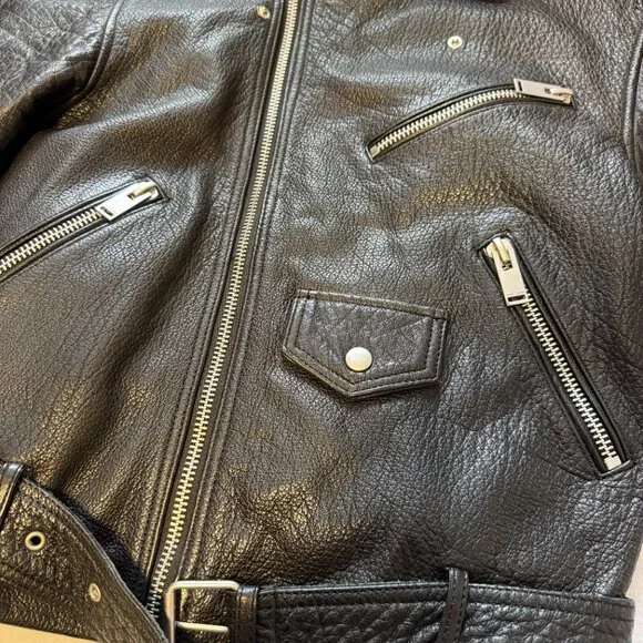 Zara Genuine Buffalo Leather jacket - Men's Medium - Picture 5 of 6